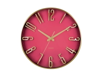 Karlsson Elevated Glam vægur Ø35,5cm metallic pink
