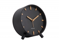 Karlsson Grace vækkeur Ø11cm sort