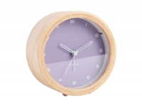 Karlsson Gentle vækkeur Ø11,8cm krydsfiner lilla