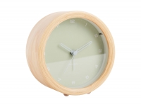Karlsson Gentle vækkeur Ø11,8cm krydsfiner grøn