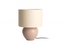 Leitmotiv Alma Cone bordlampe Ø25cm keramik brun
