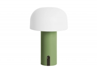 Leitmotiv Luca LED bordlampe Ø15cm grøn