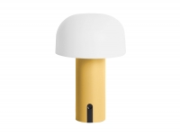 Leitmotiv Luca LED bordlampe Ø15cm gul