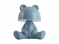Leitmotiv Bear LED bordlampe 17x27cm blå