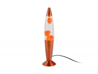 Leitmotiv Funky Rocket Lava bordlampe Ø8,6cm orange