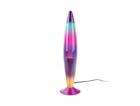 Leitmotiv Rainbow Rocket Lava bordlampe Ø10,8cm lilla