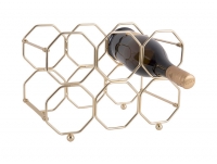 Vinreol Honeycomb 31x22x16,5cm guld