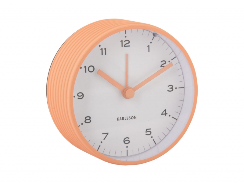 Karlsson Circus Rings vækkeur Ø9cm orange