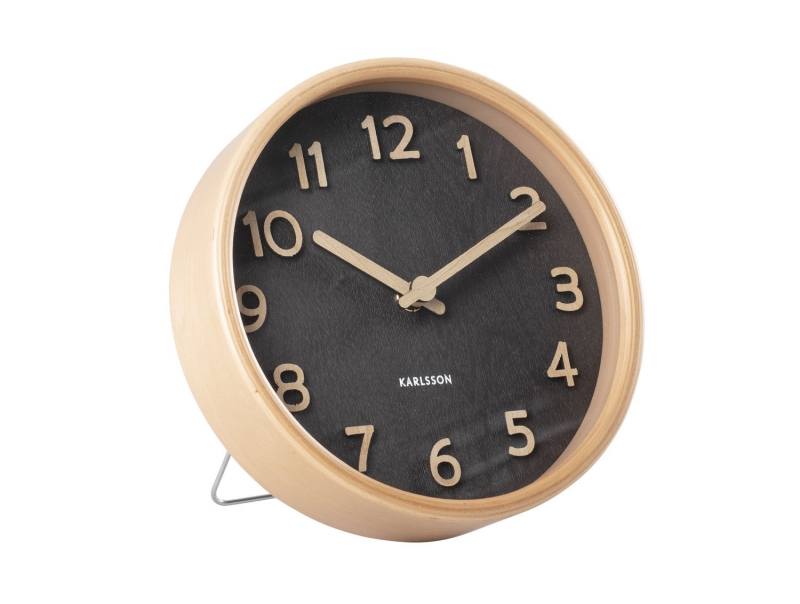Karlsson Pure bordur Ø18cm lindetræ sort