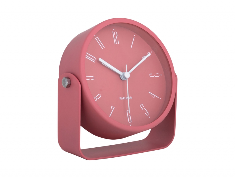 Karlsson Regal Numbers vækkeur Ø11cm rød