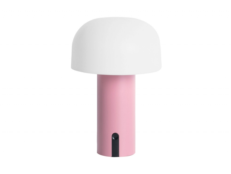 Leitmotiv Luca LED bordlampe Ø15cm lyserød