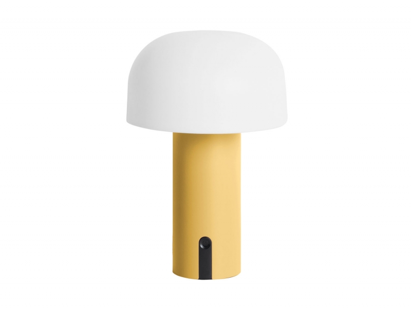 Leitmotiv Luca LED bordlampe Ø15cm gul