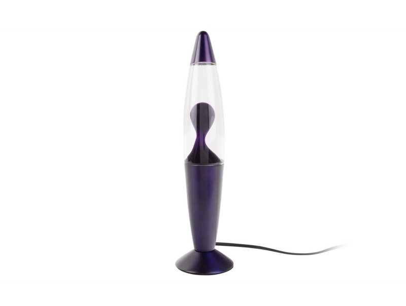 Leitmotiv Funky Rocket Lava bordlampe Ø8,6cm lilla