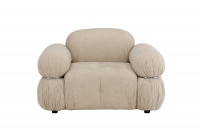 Mika lounge l&aelig;nestol i polyester beige