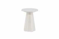 Lanzo sidebord Ø35cm MDF hvid