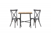 Holmbeck&Tablas havesæt med cafebord 70x55cm og 2 stole