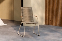 Bois havestol stabelbar 93x63x65cm beige