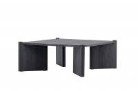 Rogaland sofabord 100x100cm sort