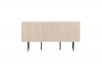 Björkön skab 150x75x42 cm med  låger hvidkalket finér