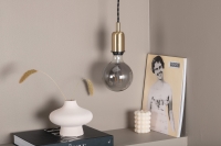 Hang loftlampe Ø10 cm højde 120 cm guld