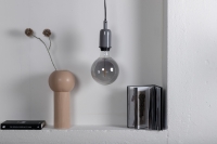 Hang loftlampe Ø10 cm højde 120 cm grå