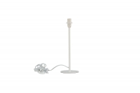 Dasir bordlampe uden skærm 43 cm i hvidt stål