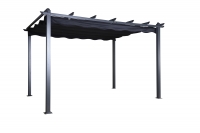 Lazio pergola 395x295x245cm sort