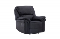 Saranda recliner lænestol sort microfibre