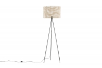 Fence gulvlampe 160cm rattan sort