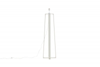 Avspark gulvlampe 137cm hvid
