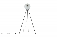Tiv gulvlampe 140cm stål sort