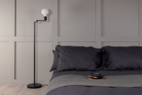 Virro gulvlampe 126cm stål sort