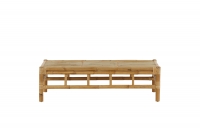 Cane havebord 70x120cm bambus natur