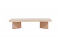 Bassholmen sofabord 140x80cm MDF hvidpudset