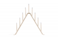 Åre bordlampe 64x64cm stål beige