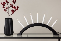 Kebnekaise bordlampe 55x34cm fyrretræ sort