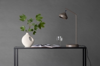 Isaberg bordlampe 52cm stål mocca