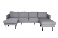 Zoom U-sofa 260x154cm gr&aring;