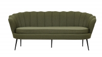 Calais 3-personers sofa 180cm velour gr&oslash;n