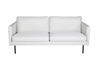 Zoom sofa 2-personers hvid polyester