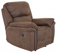 Saranda recliner lænestol brun microfibre