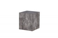 York sofabord 40x40x45cm marmorlook gr&aring;