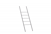 Drammen dekoratinsstige til opbevaring 160x50cm sort