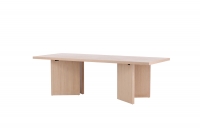 Bassholmen spisebord 240x100 cm hvidvasket MDF