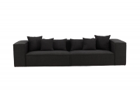 Gillholmen sofa 3-personers sort boucle