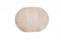 Walter ovalt tæppe med høj luv 340x240 cm beige