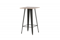 Tempe barbord 60x60cm højde 105cm sort