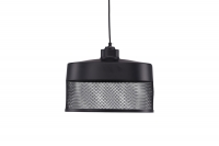 Toulon loftlampe Ø24cm i sort med meshmønster