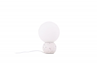 Metz bordlampe Ø20cm terrazzo hvid