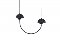 Lyckorna loftlampe Ø15cm i sort metal